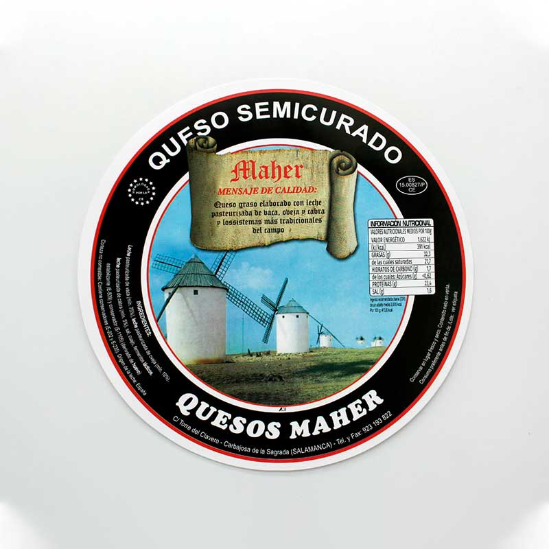 queso maher mezcla semicurado