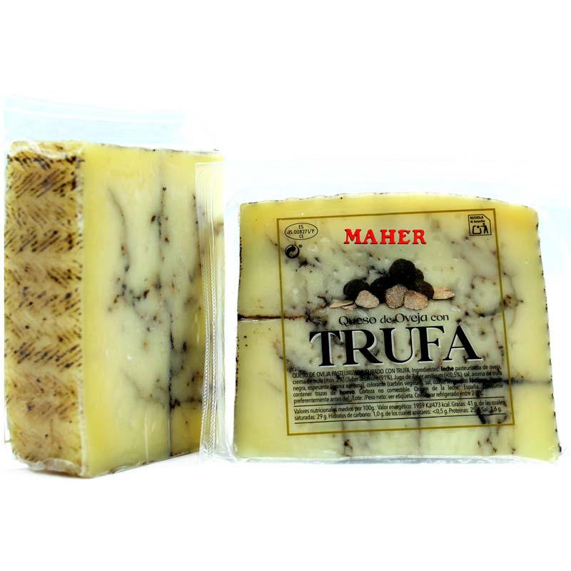 queso de oveja con trufa no entero